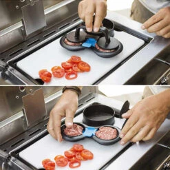 2 Presses à Burger Antiadhésives - Napoleon 6 2 Presses à Burger Antiadhésives - Napoleon -Gril De Cuisine 2 presses burger plastique napoleon 0629162700605 2