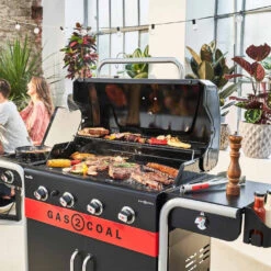 Barbecue Hybride Gaz Et Charbon Gas2Coal 440 - Char-Broil -Gril De Cuisine barbecue gas2coal 440 hybride gaz et charbon charbroil 4260547594448 4