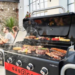 Barbecue Hybride Gaz Et Charbon Gas2Coal 440 - Char-Broil -Gril De Cuisine barbecue gas2coal 440 hybride gaz et charbon charbroil 4260547594448 6