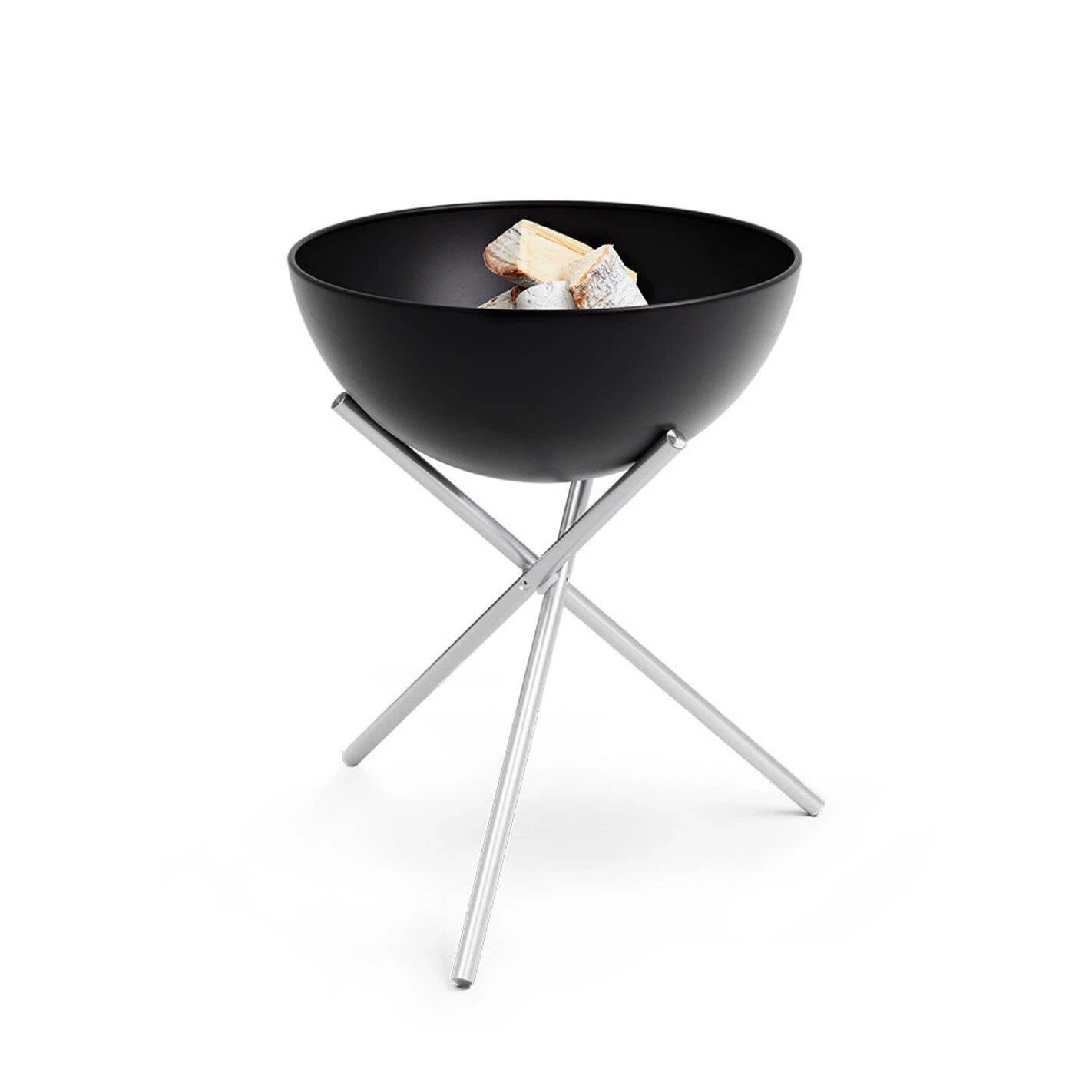 Brasero Rond En Acier émaillé Bowl + Trépied + Plancha - Höfats 6 Brasero Rond En Acier émaillé Bowl + Trépied + Plancha - Höfats – Image 6