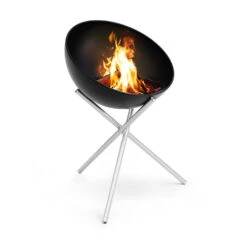 Brasero Rond En Acier émaillé Bowl + Trépied + Plancha - Höfats 18 Brasero Rond En Acier émaillé Bowl + Trépied + Plancha - Höfats -Gril De Cuisine bowl hofats pied haut plancha 4260447331020 8