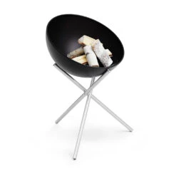 Brasero Rond En Acier émaillé Bowl + Trépied + Plancha - Höfats 19 Brasero Rond En Acier émaillé Bowl + Trépied + Plancha - Höfats -Gril De Cuisine bowl hofats pied haut plancha 4260447331020 9