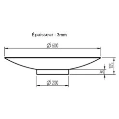 Brasero En Acier Corten Rond ⌀60 Cm - Nordic Flame -Gril De Cuisine brasero acier corten esprit barbecue 2020000027720 5