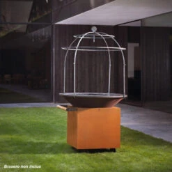 Cage De Cuisson Brasero Classic 120 + PRO - Ofyr -Gril De Cuisine cage cuisson acier 120 6019914756716 2