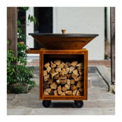 Couvercle Pour Brasero 100 Cm - Ofyr -Gril De Cuisine couvercle protection acier Ofyr 7430440799753 2