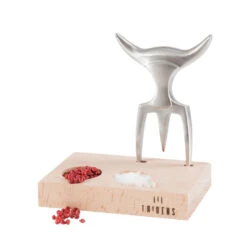 Fourchette à Viande Tridens Inox Brossé + Support -Gril De Cuisine fourchette viande tridens inox 3770012105006 2