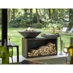 Brasero OFYR Island Noir 85 Céramique Gris Foncé + Housse -Gril De Cuisine island noir 85 100 ceramique gris fonce 2020000019978 4