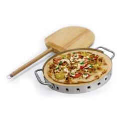 Set Pierre à Pizza ⌀ 33 Cm + Pelle - Broil King -Gril De Cuisine set pierre pelle pizza broil king 0060162698163 2
