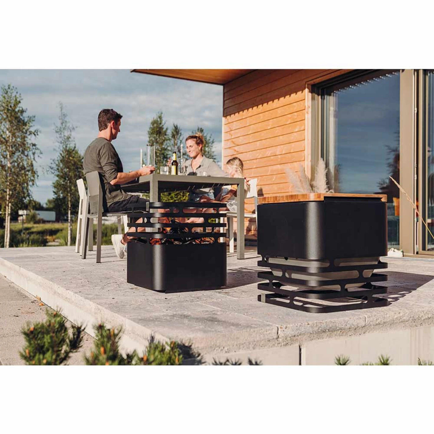 Tablette Pour Brasero Cube En Bambou - Höfats 4 Tablette Pour Brasero Cube En Bambou - Höfats – Image 4